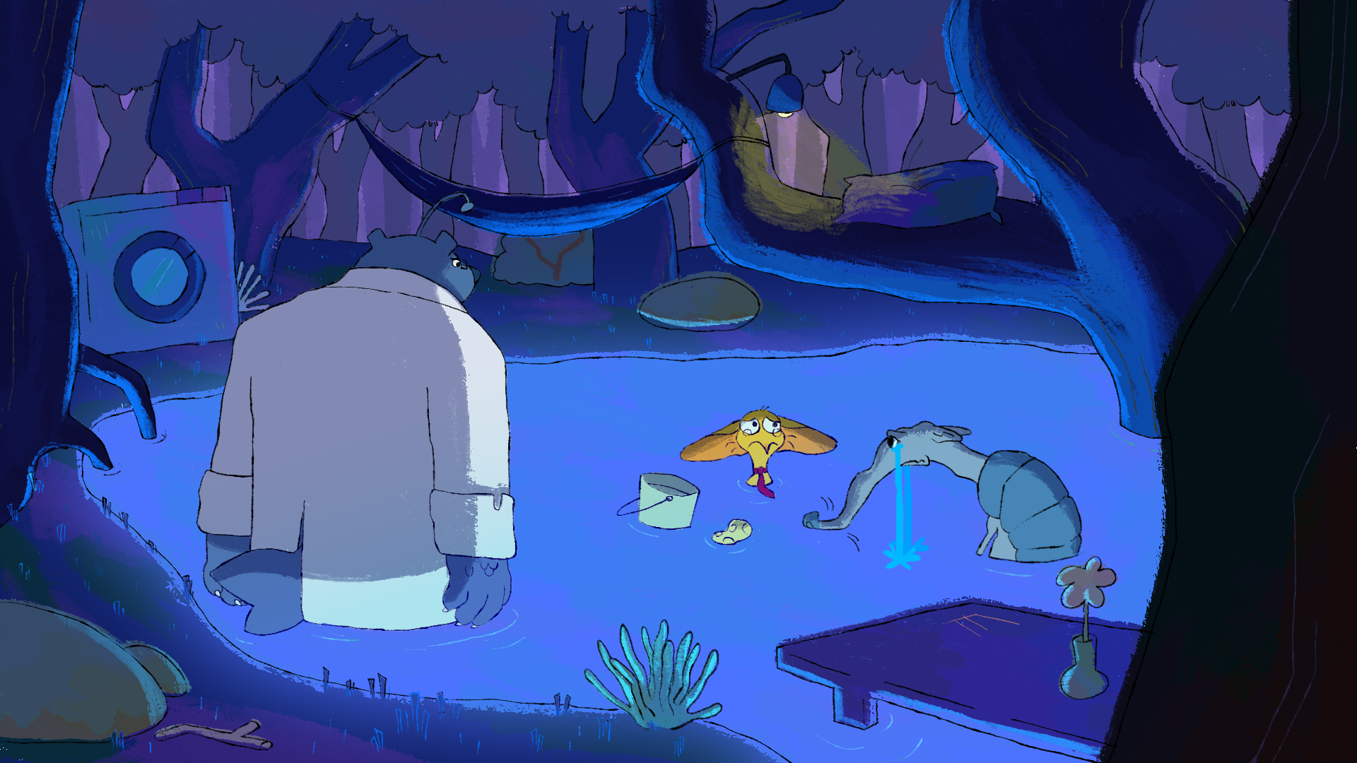SOS âmes blessées — concept art 2